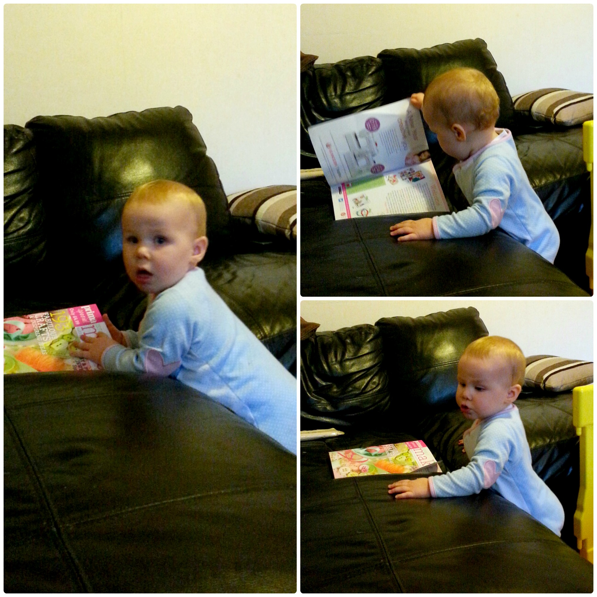 Standing baby