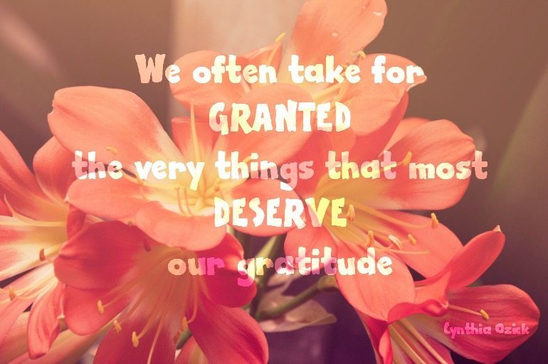 Gratitude list
