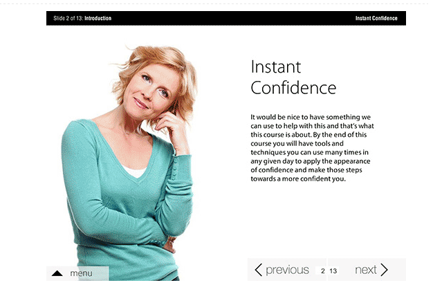 instant confidence
