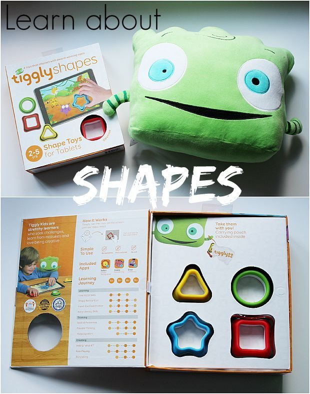 Learning about shapes with the Tiggly App