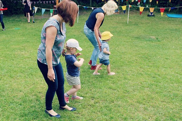 racing with Miss Lesley