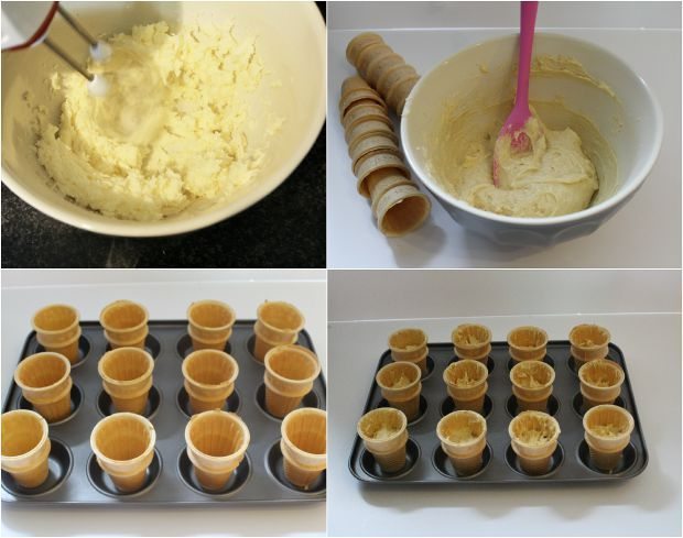 Ice cream cone cakes