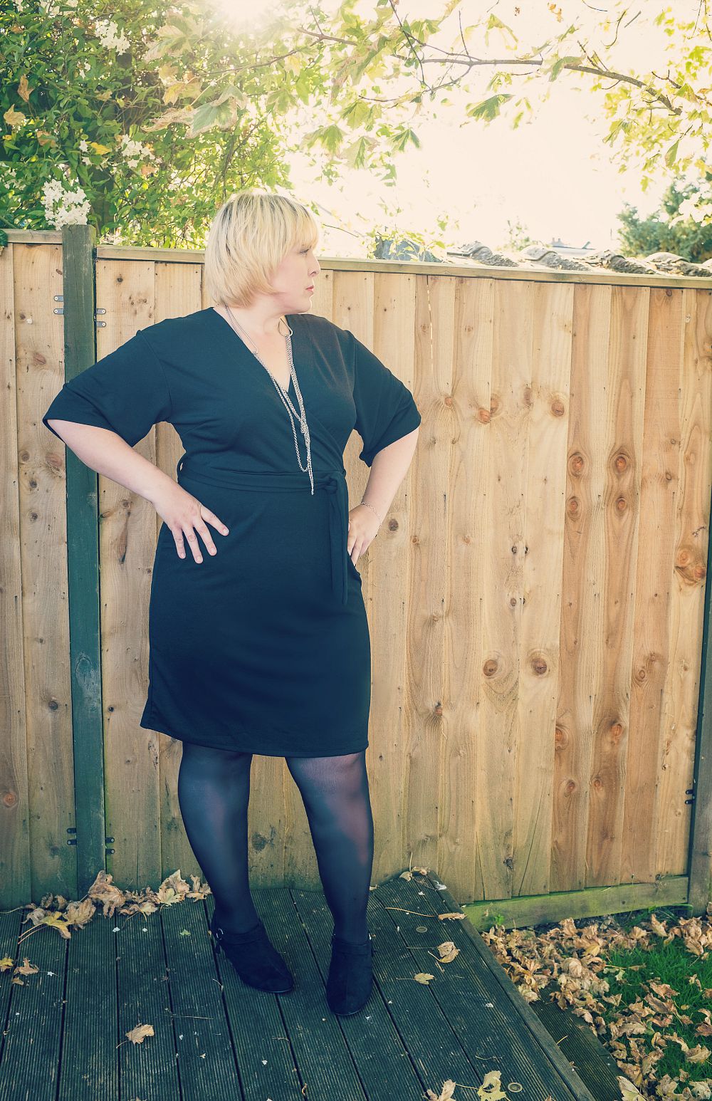Short black dress