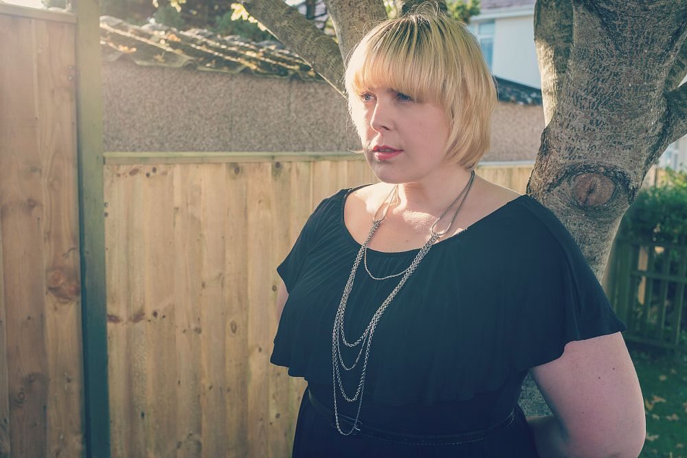 top of black maxi dress