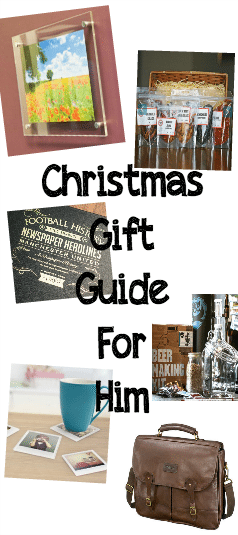 Christmas Gift Guide for him pin