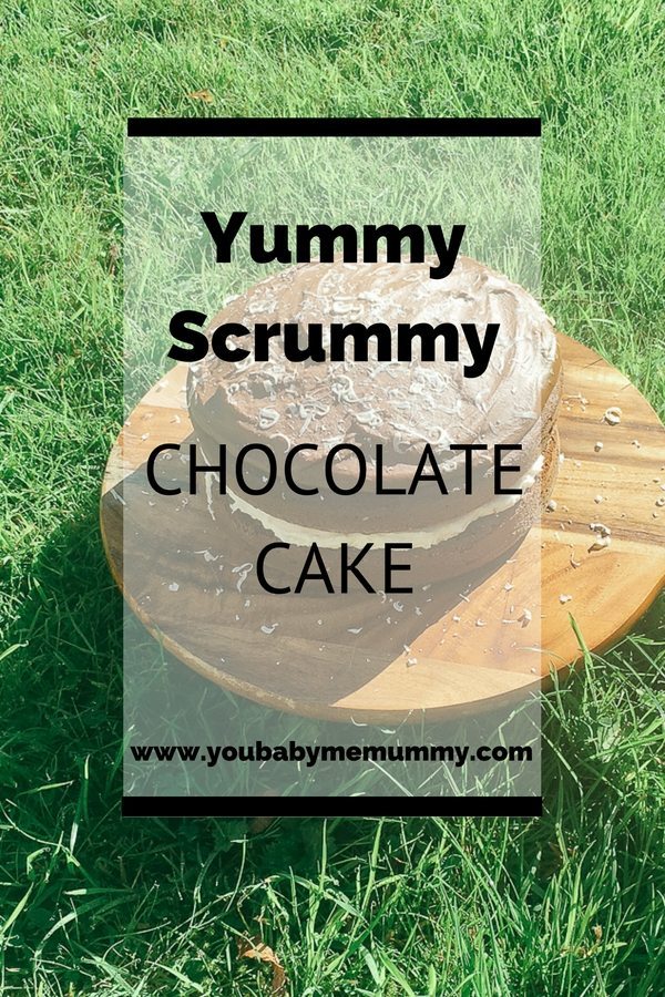 YUMMY SCRUMMY CHOCOLATE CAKE