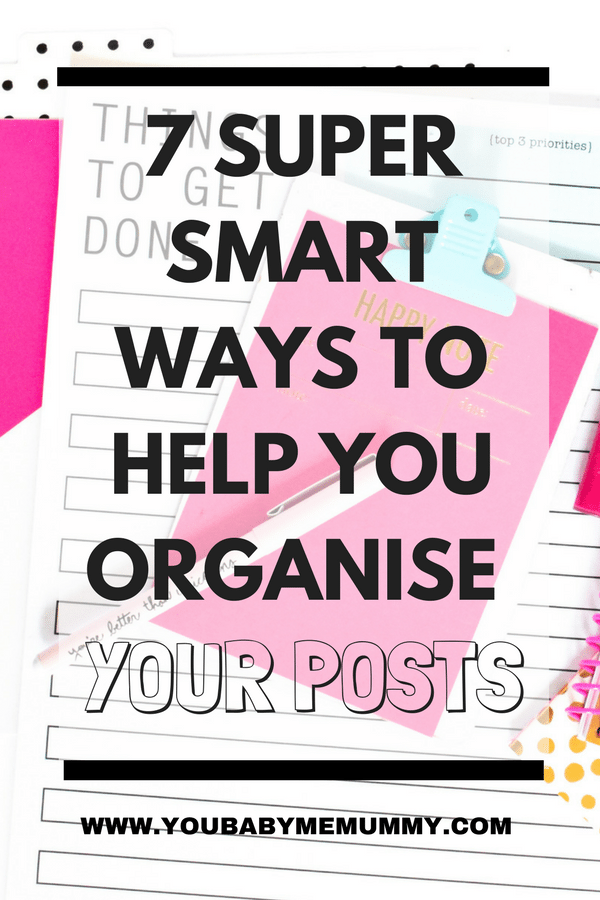 Amazing ways to organise your blog posts ideas and content creation to become more productive